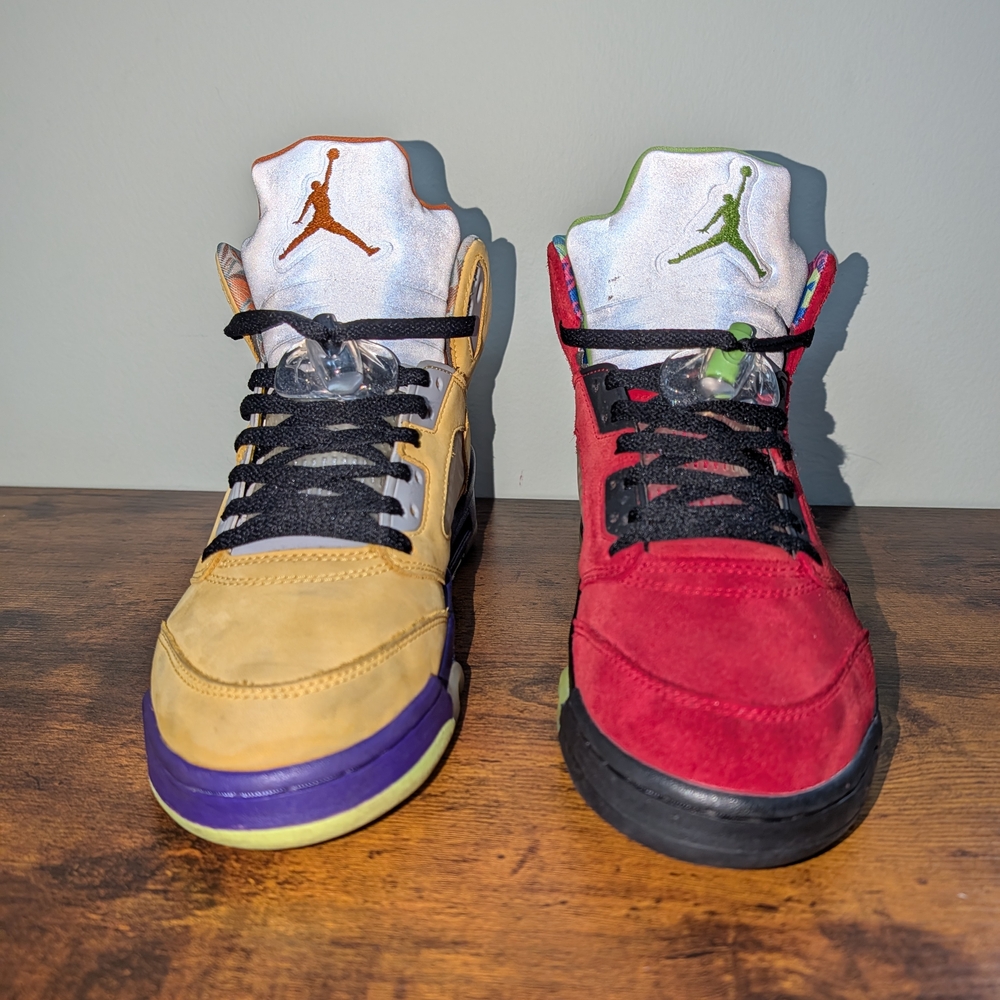 Air Jordan 5 Retro SE "What The" - CZ5725-700 - Men's Size 9 - Picture 8 of 8